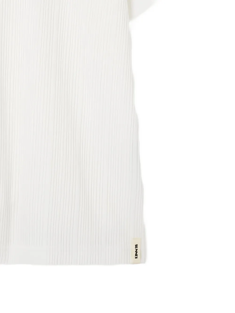 Sunnei geribbeld T-shirt Wit