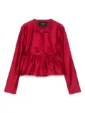 Giambattista Valli bow-detail jacket - Red