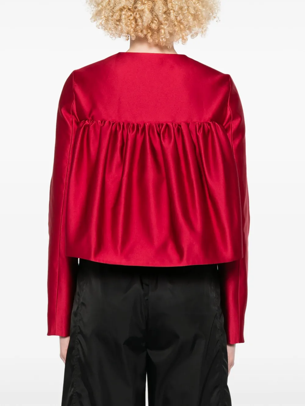 Giambattista Valli Jack met strikdetail Rood