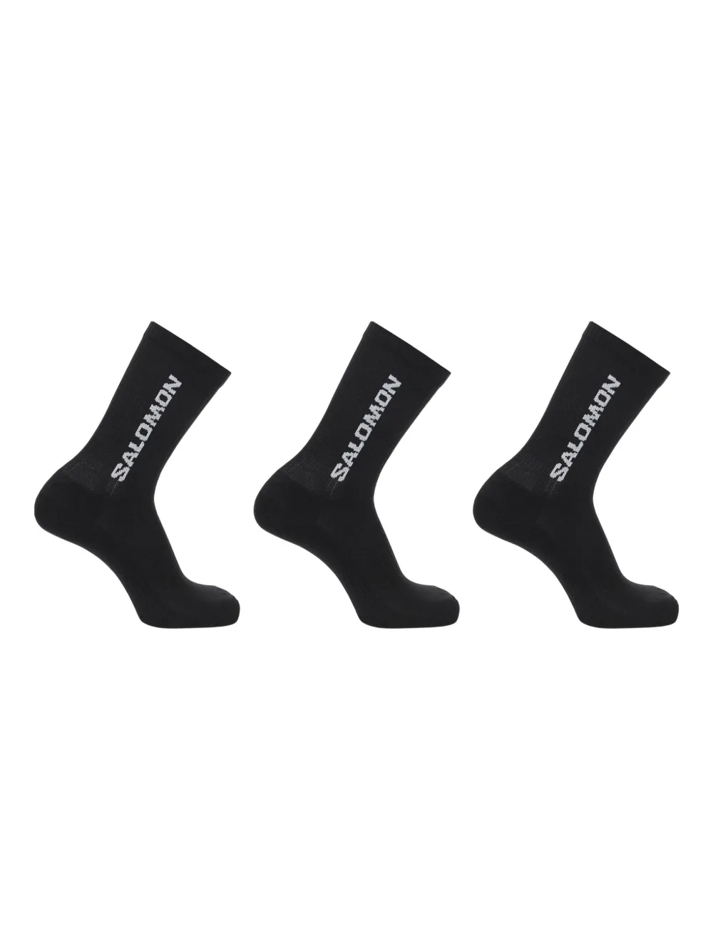 Salomon logo-intarsia socks (set of three) | Black | Image 1
