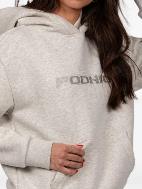 PODHIO logo-detail hoodie