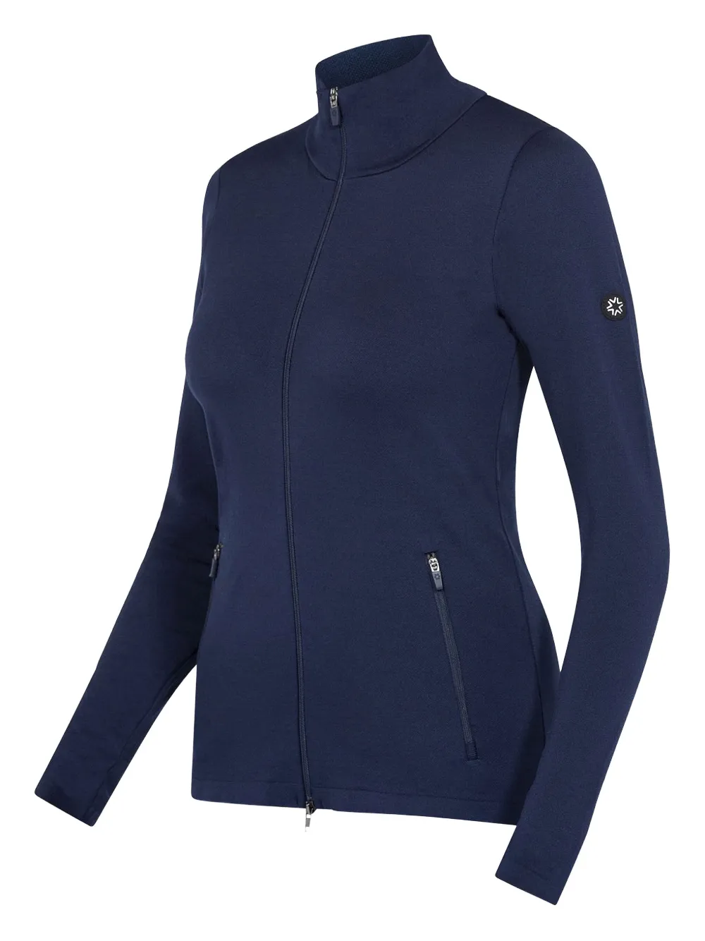 NEWLAND Ski-sweater met logopatch Blauw