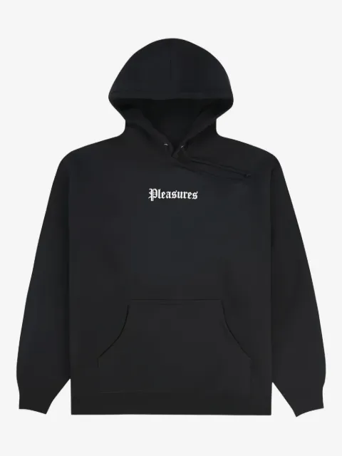 Pleasures hoodie con logo bordado