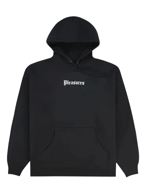 PLEASURES ブラックメタル パーカー Lサイズ SLIP HOODIE – PLEASURES
