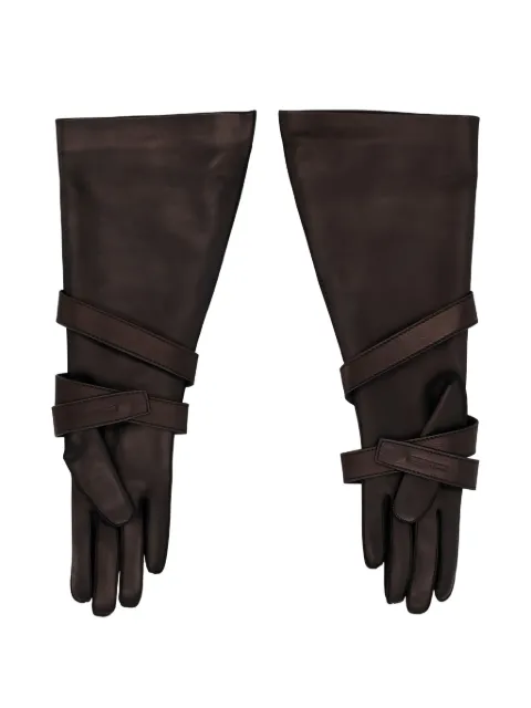 Saint Laurent leather gloves