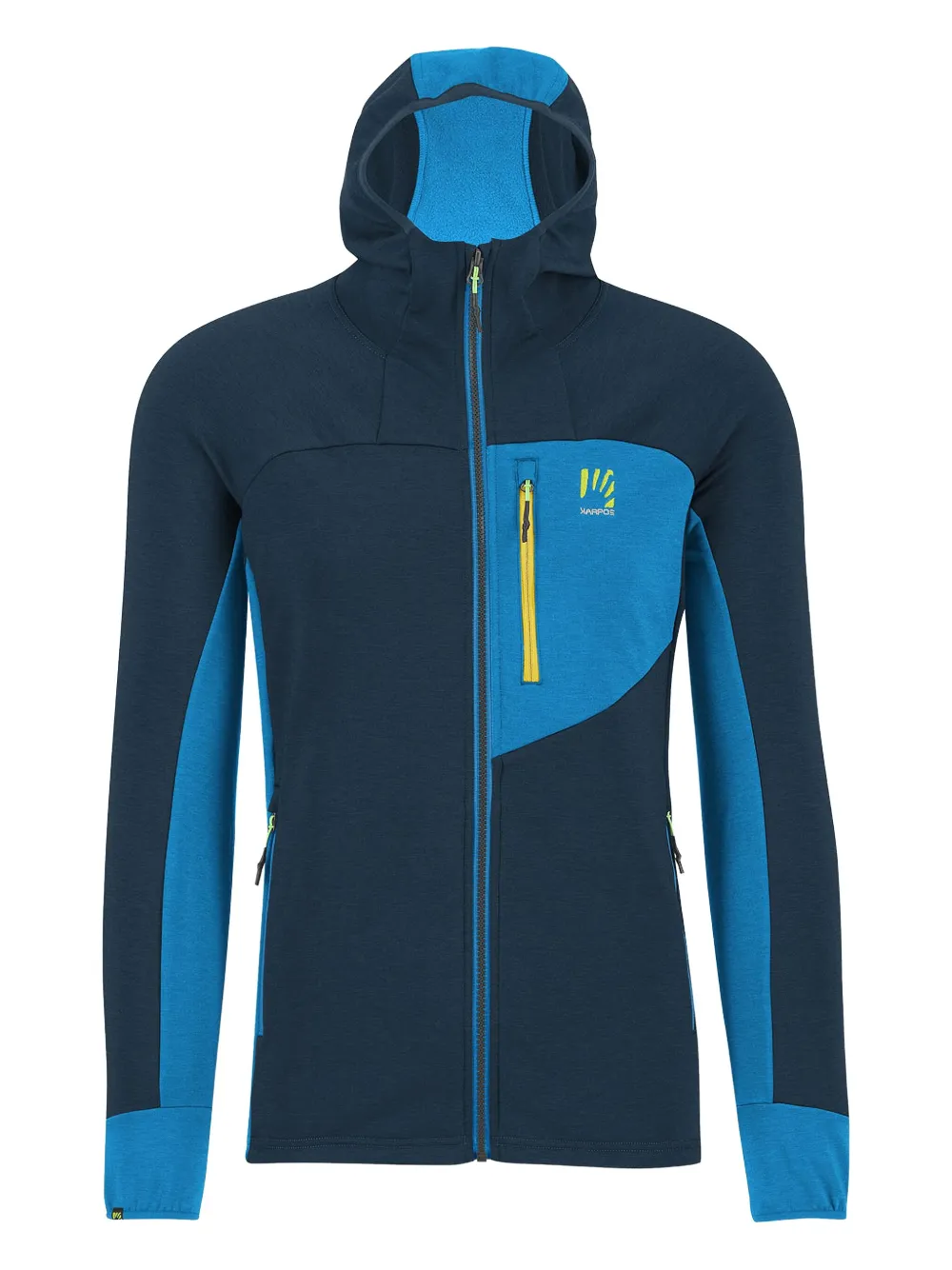 KARPOS Jack met logoprint Blauw