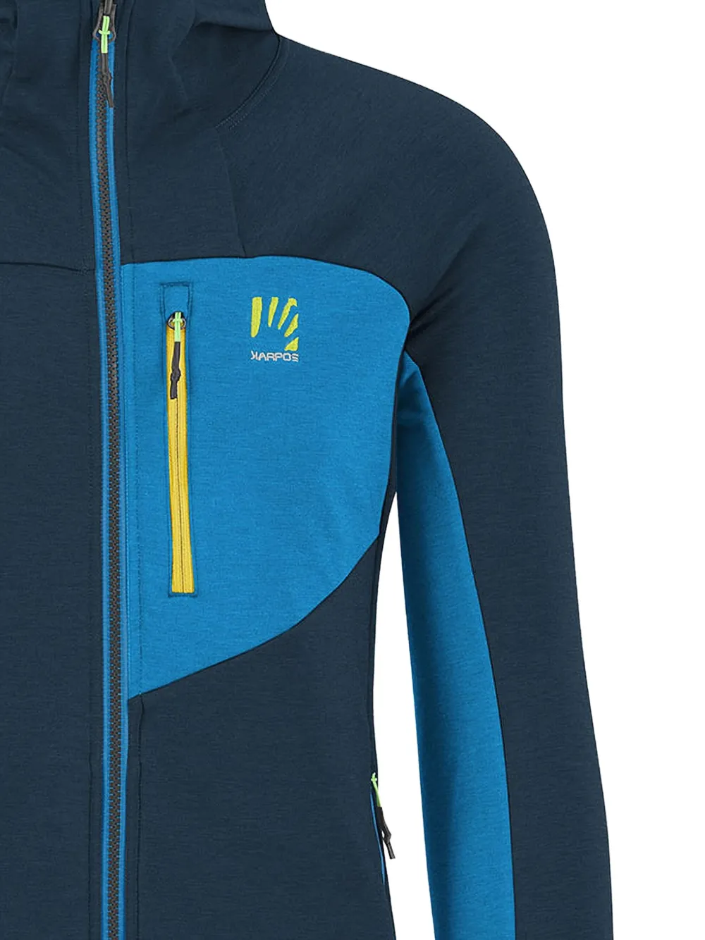 KARPOS Jack met logoprint Blauw