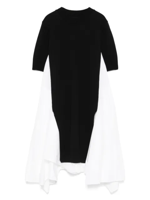 sacai poplin dress