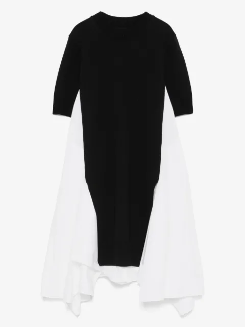 sacai poplin dress