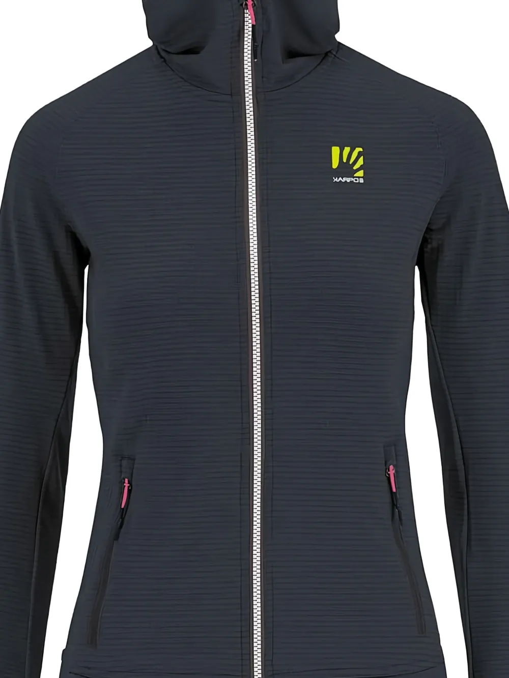 KARPOS Jack met logoprint - Zwart