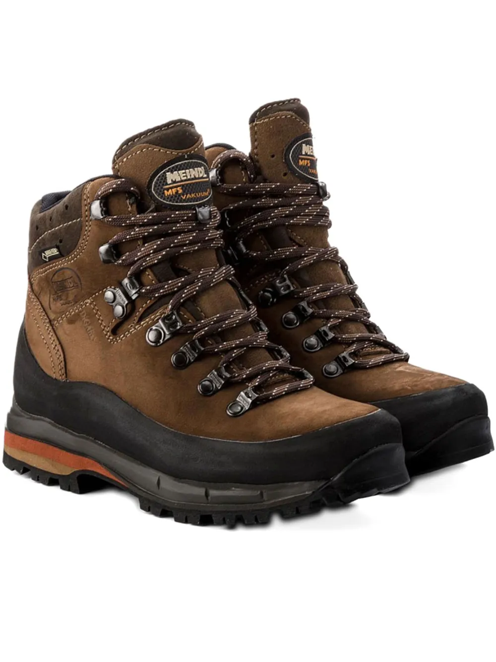 Meindl logo-patch boots Brown