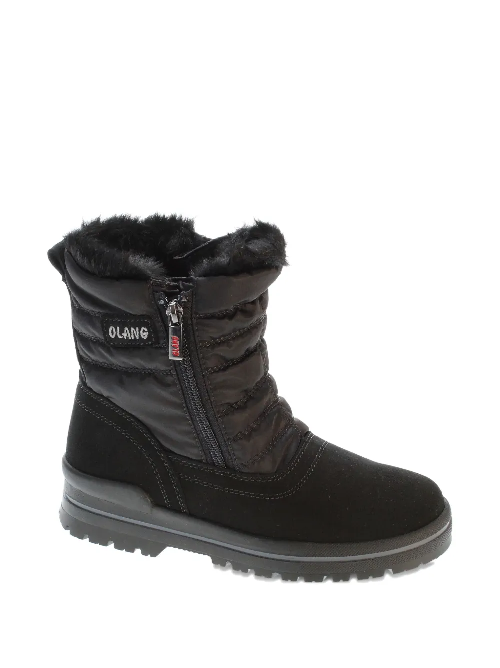 OLANG Sporty OC quilted zip boots Black