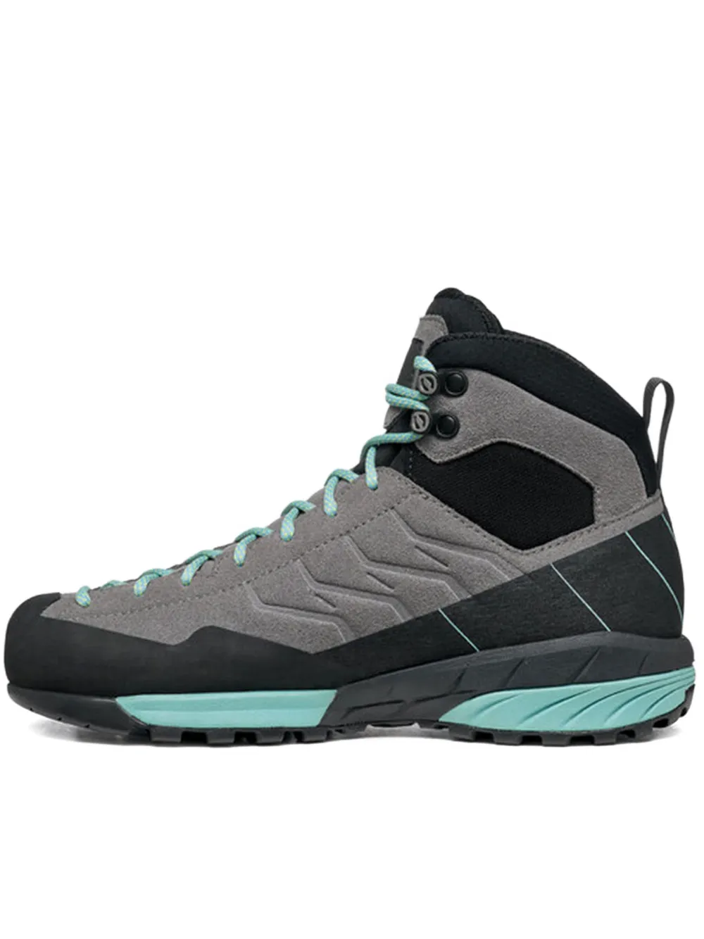 SCARPA logo-print suede boots Grey