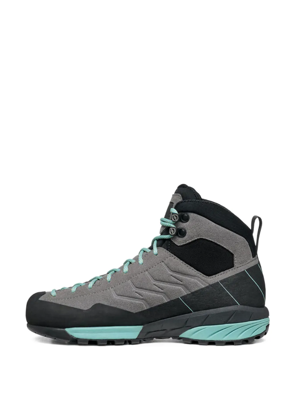 SCARPA logo-print suede boots Grey