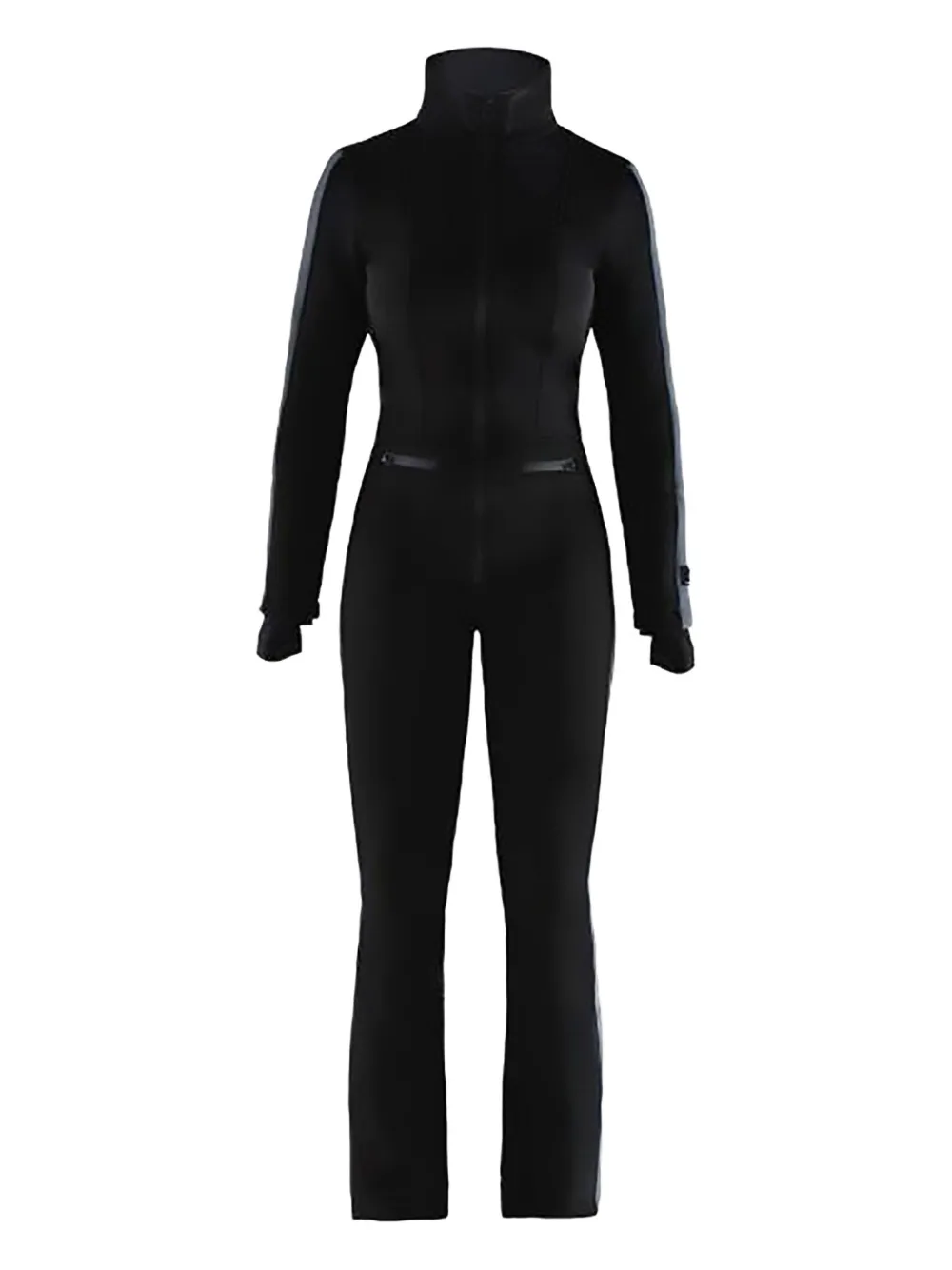 ROBERTA TONINI Angela zipped-stripe skiwear - Zwart
