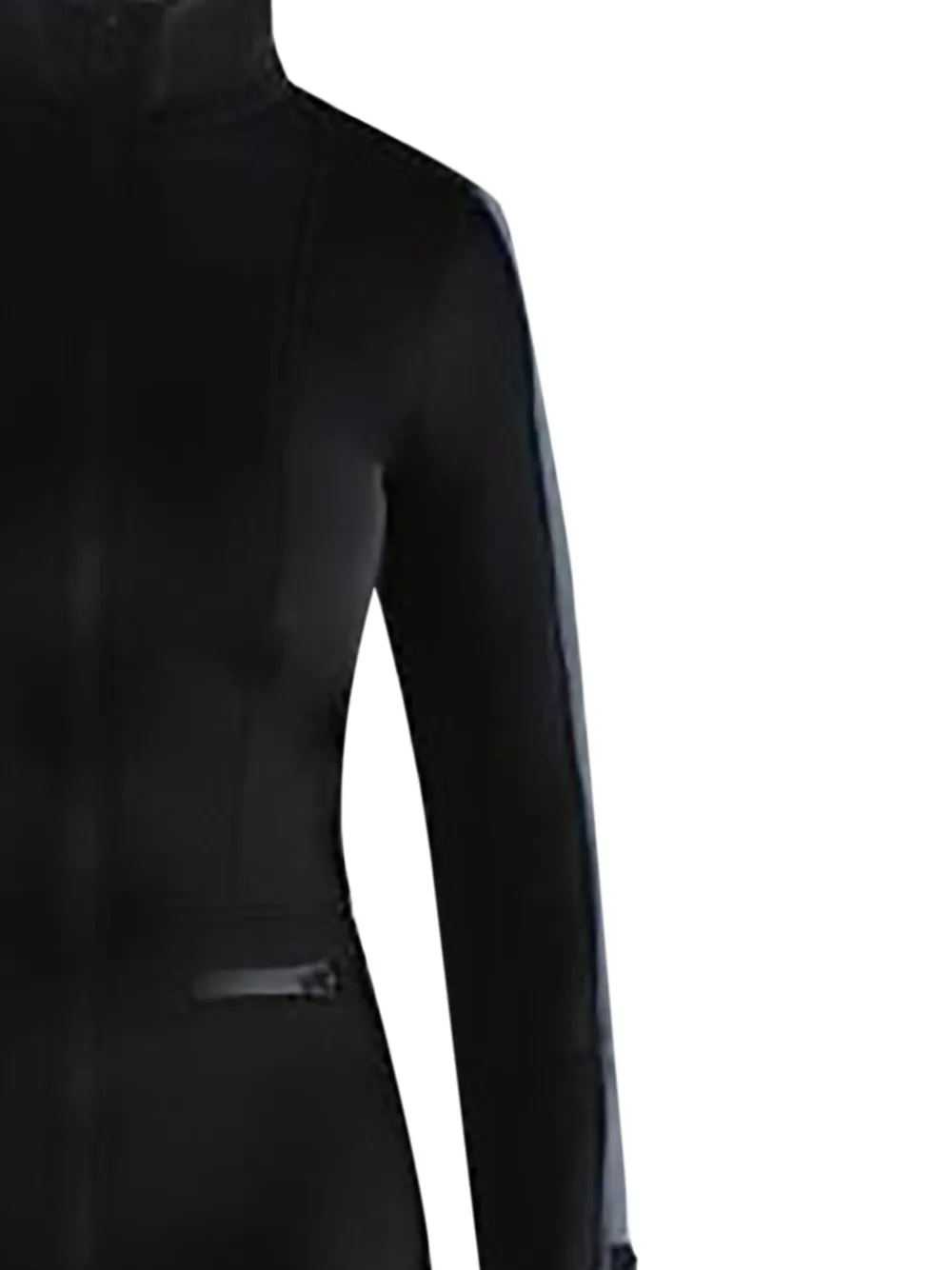 ROBERTA TONINI Angela skipak met rits en streep Zwart