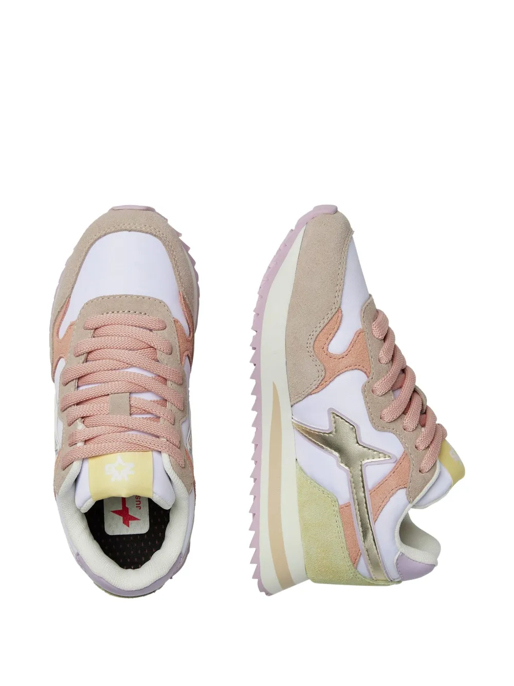 W6YZ Leren sneakers Beige