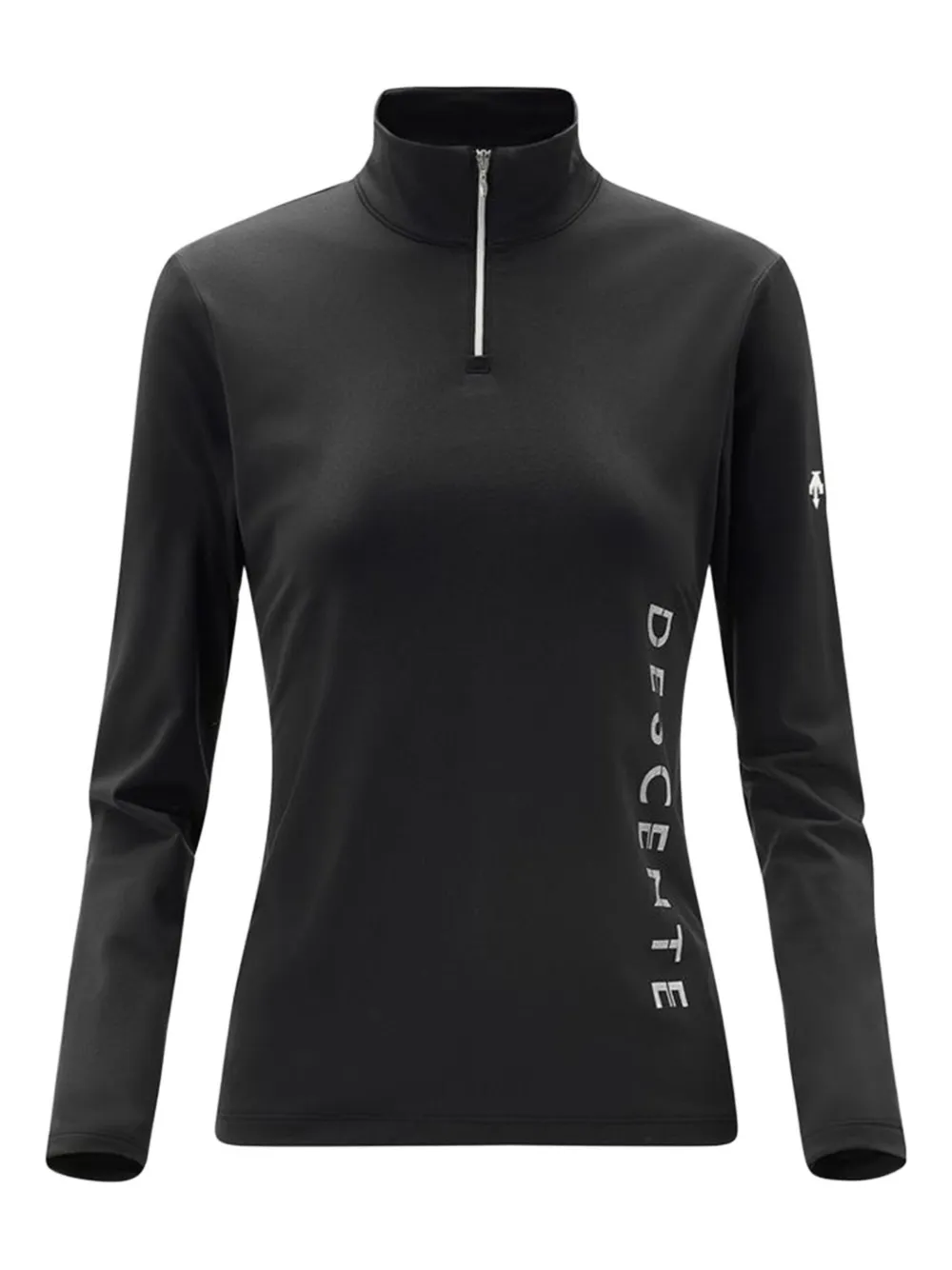 DESCENTE ロゴ トップ - ブラック DESCENTE ロゴ トップ - ブラック