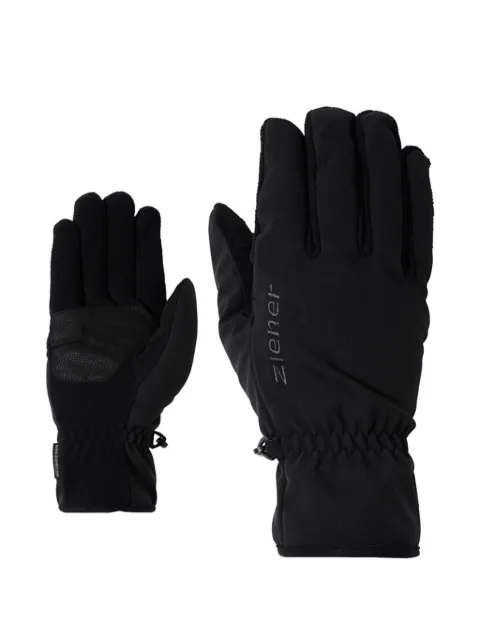 ZIENER logo-print gloves 