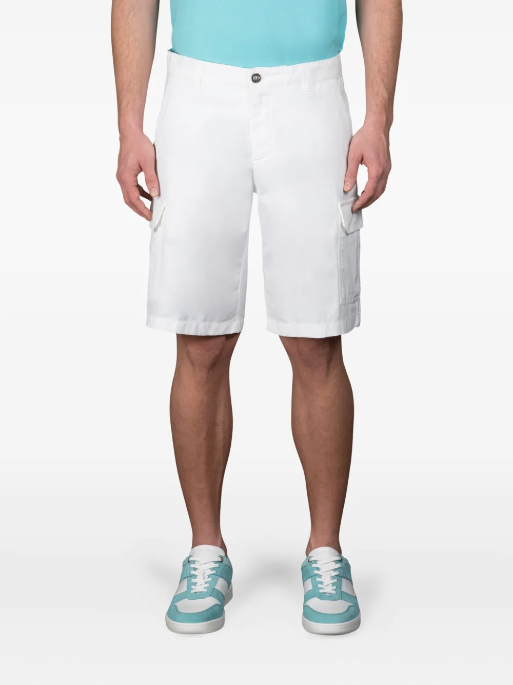 Moorer Aron-SI2 cargo shorts - Wit