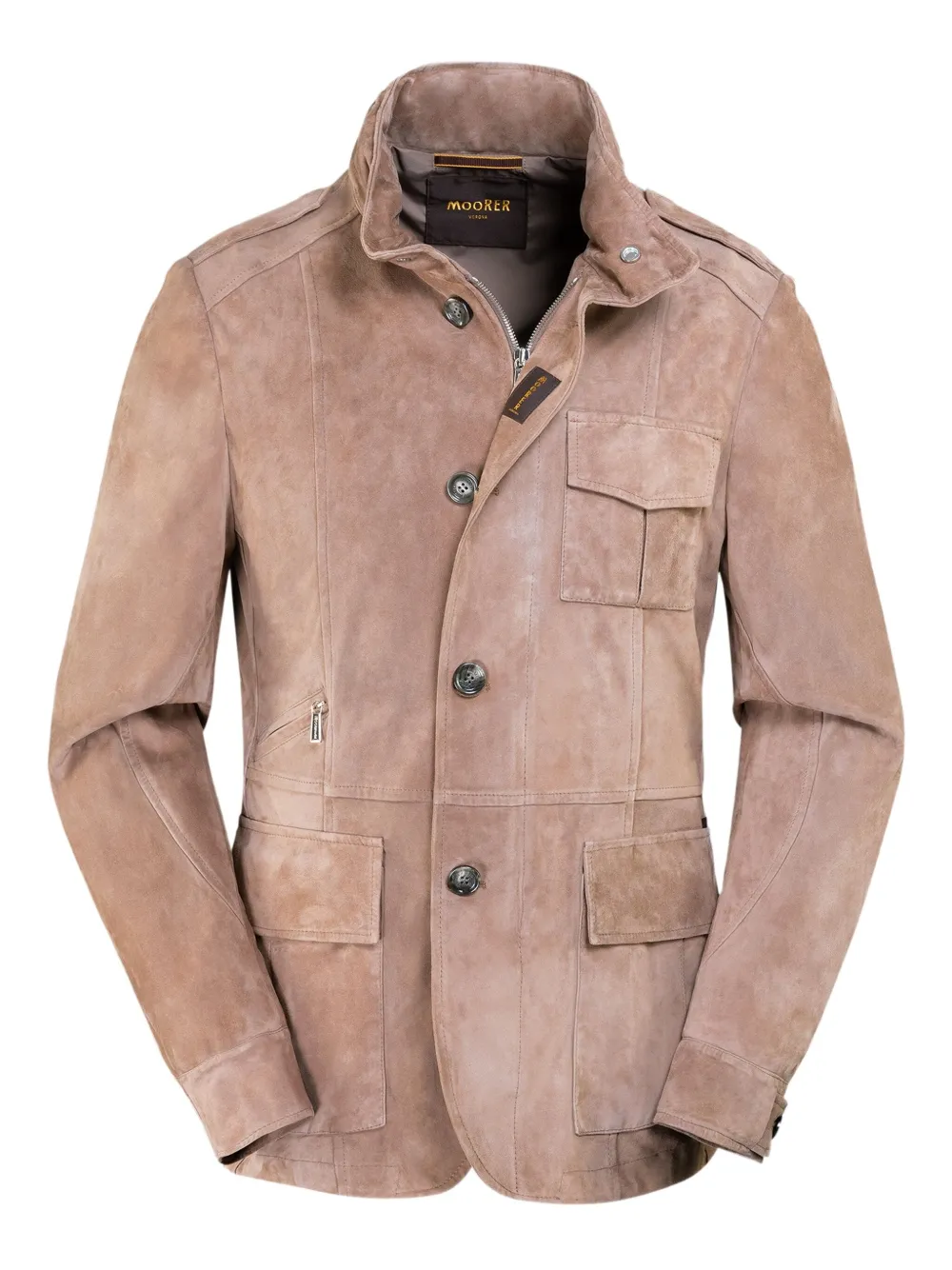 Moorer leather jacket | Neutrals | Image 1