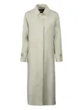 Moorer button-down trench coat - Green