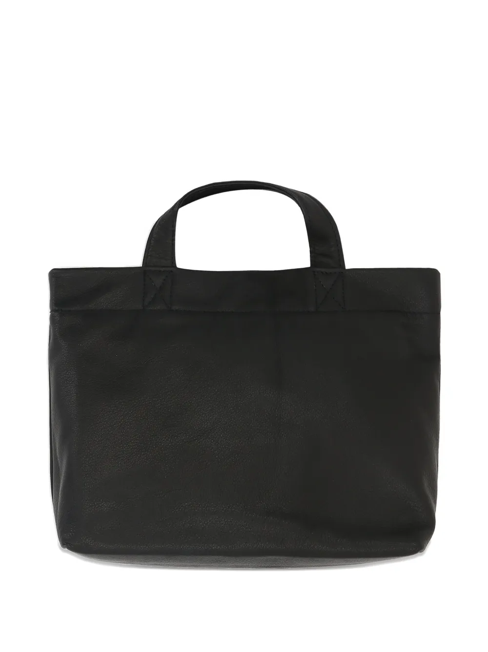Discord Yohji Yamamoto Leren shopper Zwart
