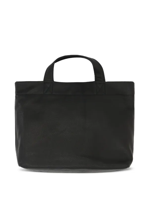 Discord Yohji Yamamoto レザー トートバッグ | ブラック | FARFETCH JP