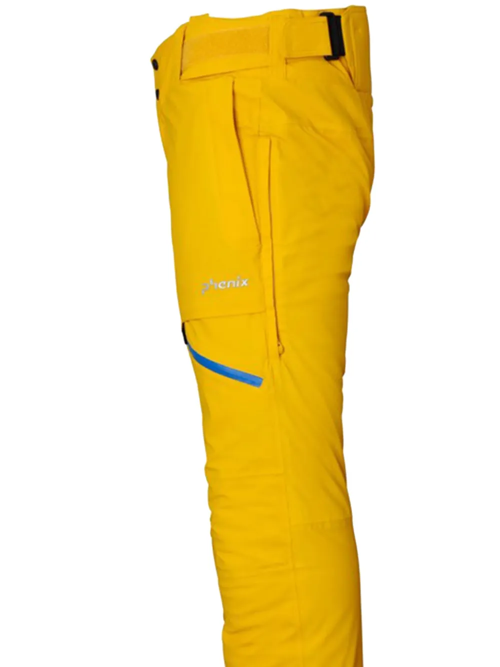PHENIX Skibroek met logoprint Geel