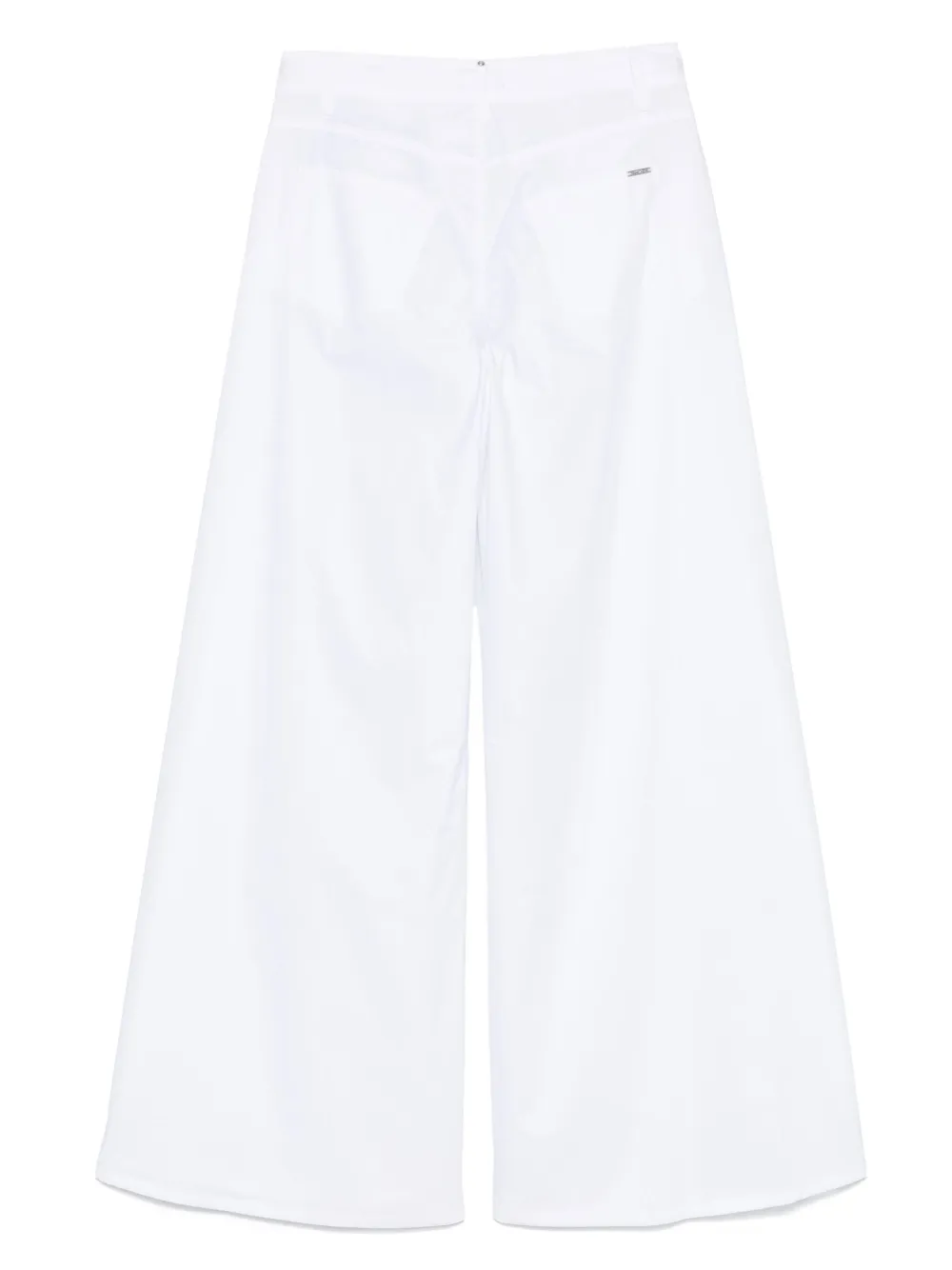 LIU JO Broek met wijde pijpen - Wit
