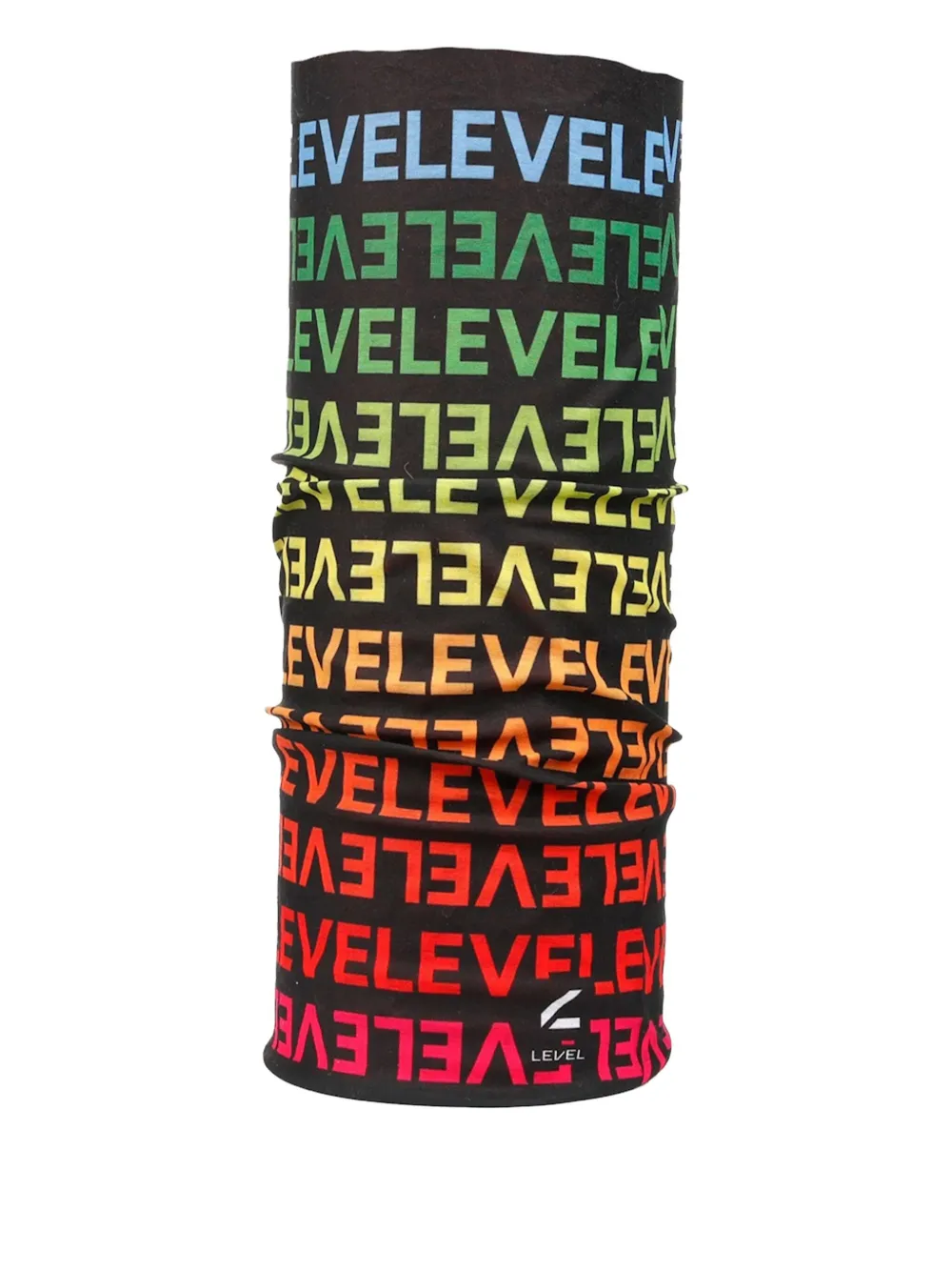 Level logo-print neck warmer | Black | Image 1