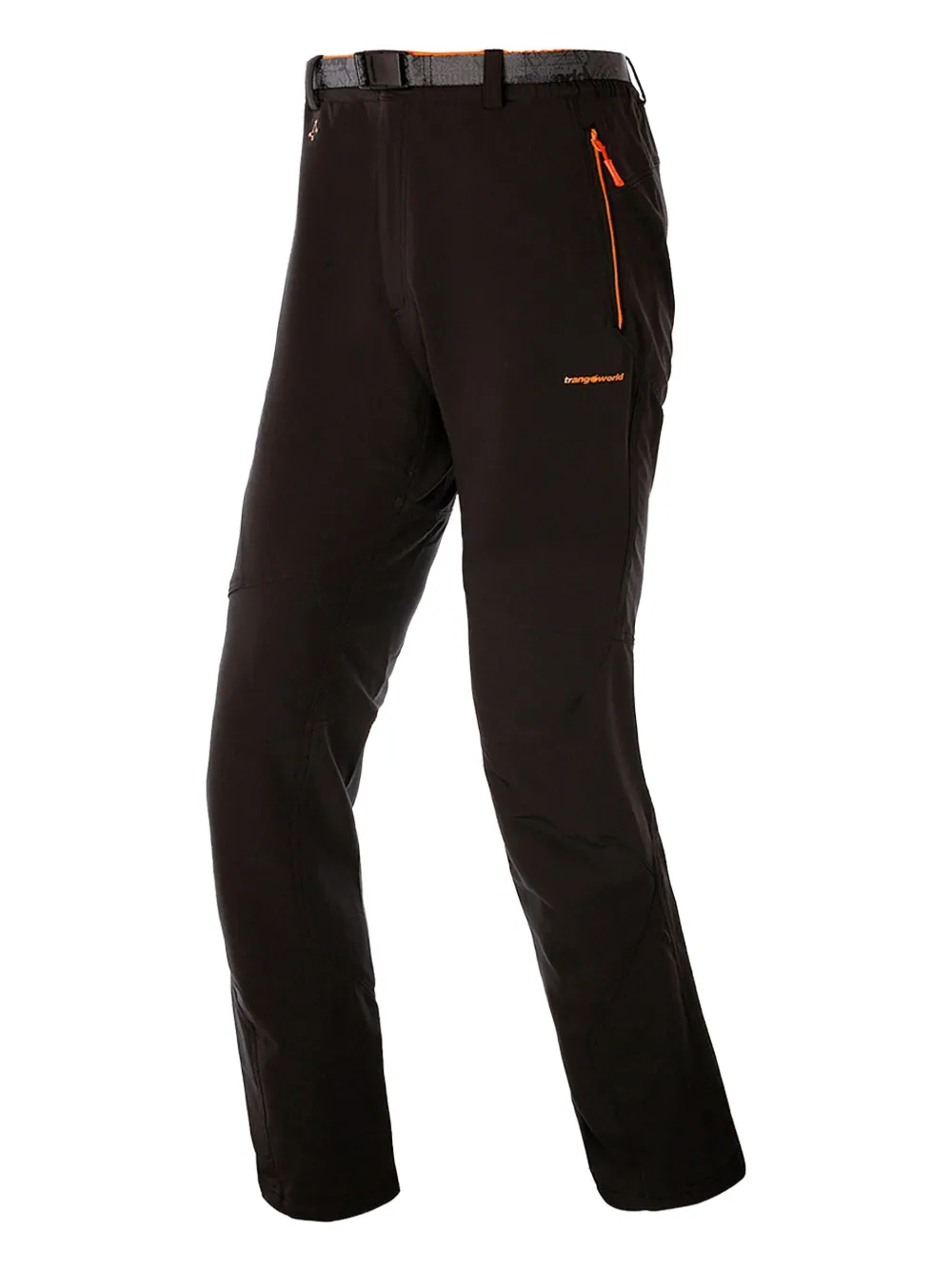 TRANGOWORLD logo-print performance pants - Zwart