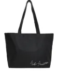 Discord Yohji Yamamoto leather tote bag - Black