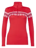 NEWLAND Hilde zip-up ski top - Red