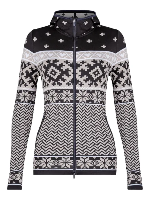 NEWLAND intarsia-knit ski jacket