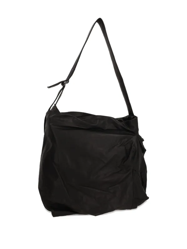 Discord Yohji Yamamoto Unevenness Shoulder Bag | Black