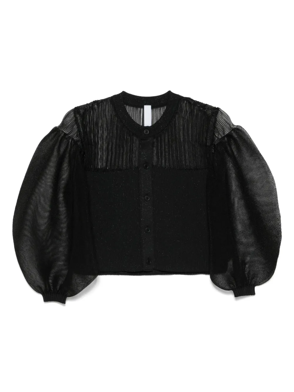 CFCL Fluted Lucent cardigan | negro | Image 1