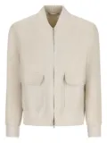 Lardini zip-fastening flap-pocket jacket - Neutrals