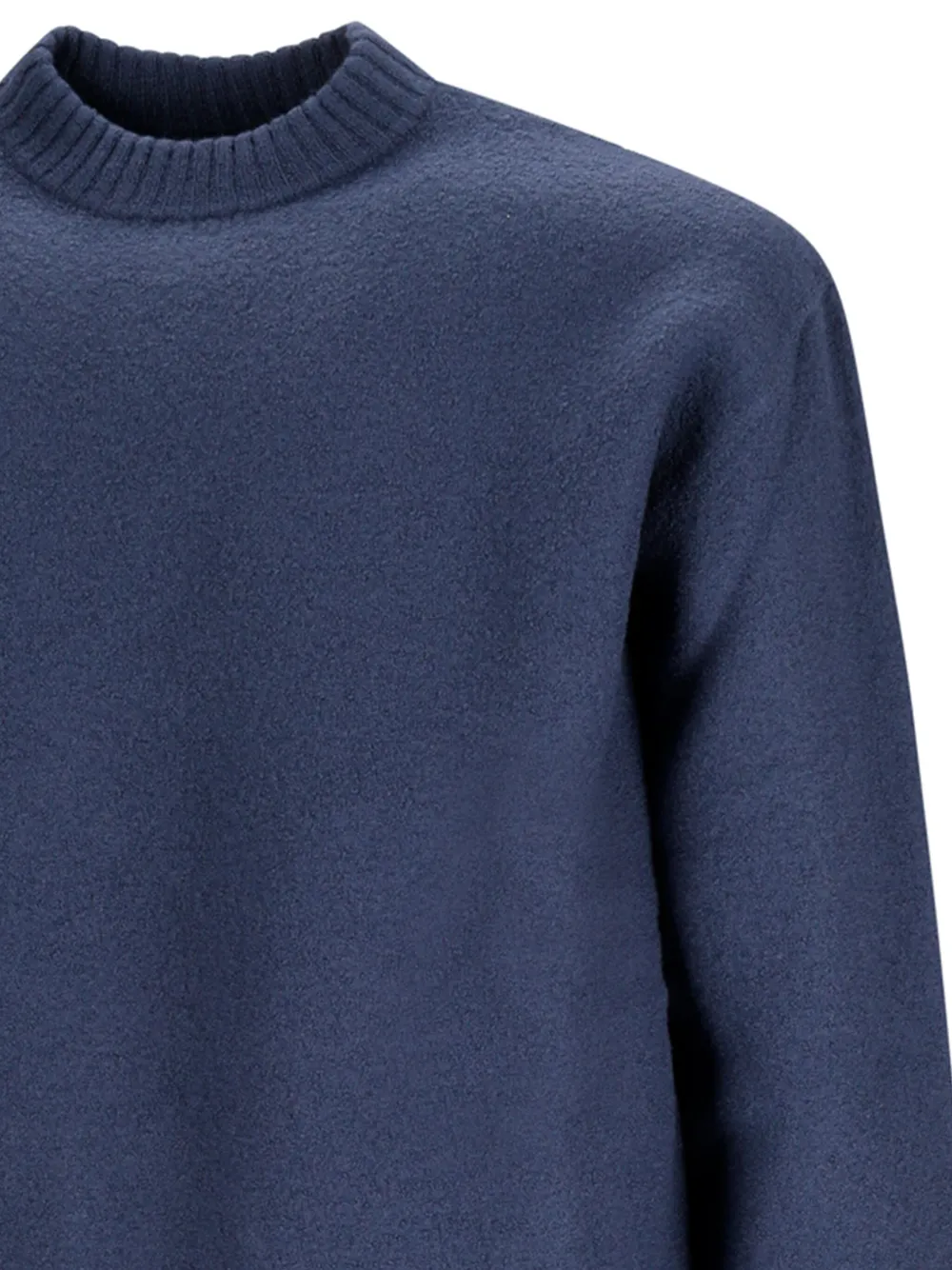 Jil Sander Wollen trui met ronde hals Blauw
