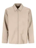 Fear Of God zip-front leather jacket - Neutrals