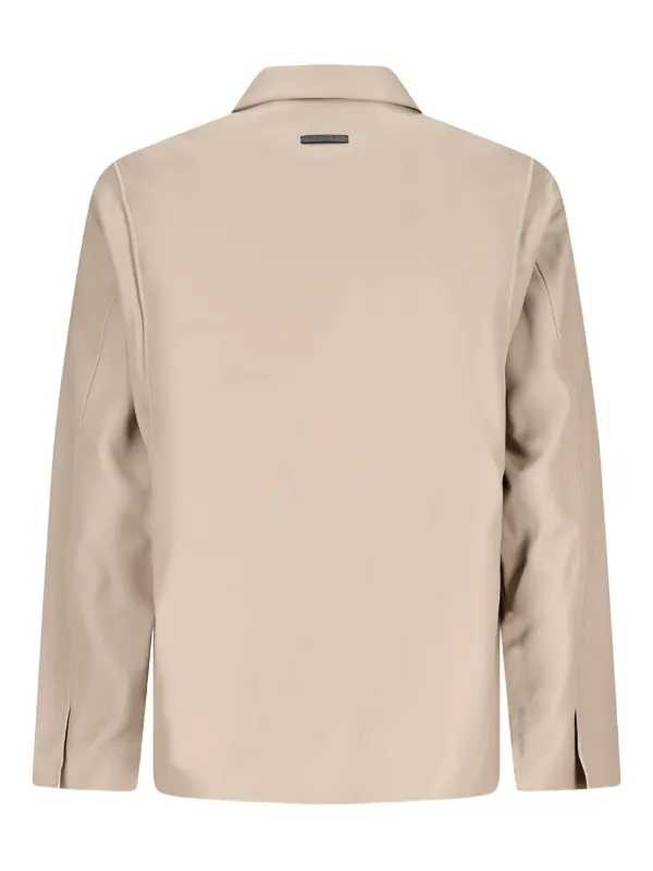 Fear Of God zip-front Leather Jacket | ニュートラル