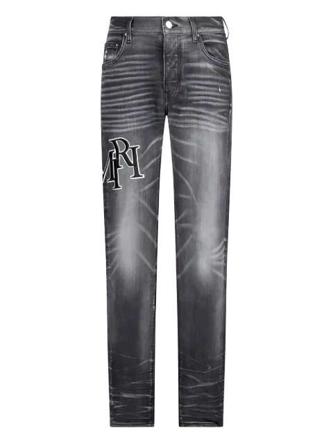 AMIRI embroidered skinny jeans