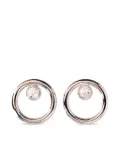 Alessandra Rich crystal-embellished circle earrings - Gold