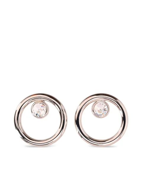 Alessandra Rich crystal-embellished circle earrings