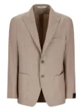 Tagliatore single-breasted patch-pocket jacket - Neutrals