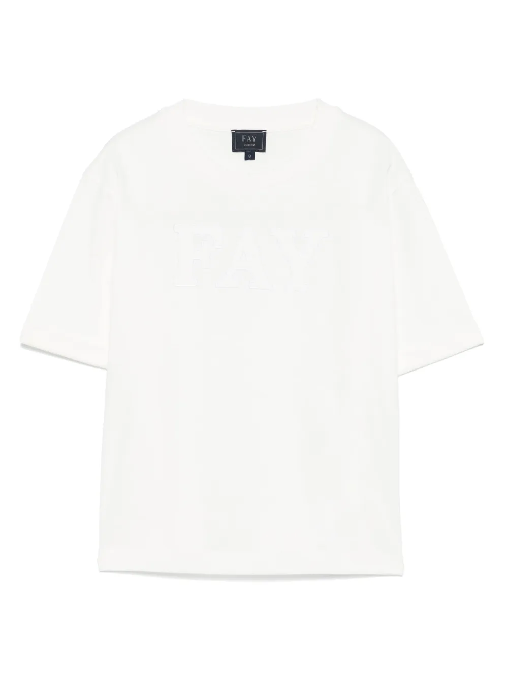 Fay Kids' Logo-patch T-shirt