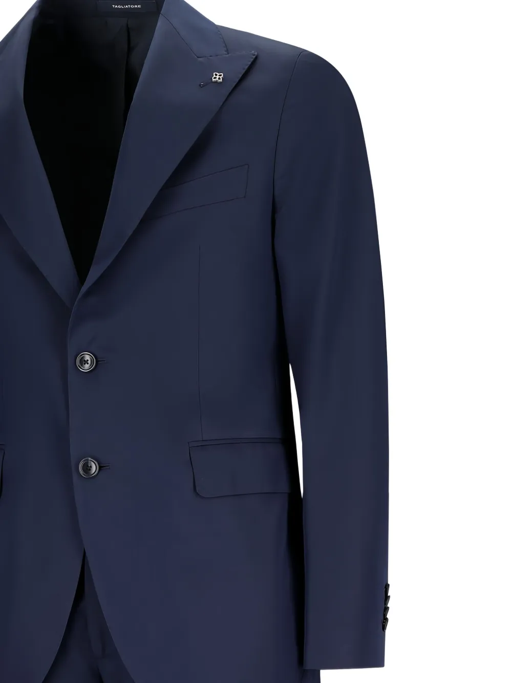 Tagliatore Pak met enkele rij knopen Blauw