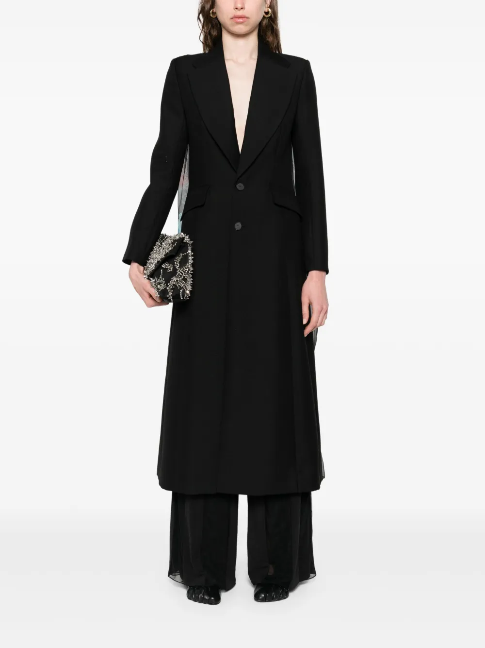 Quetsche abstract-print coat | Single Breasted Coats | Image 2