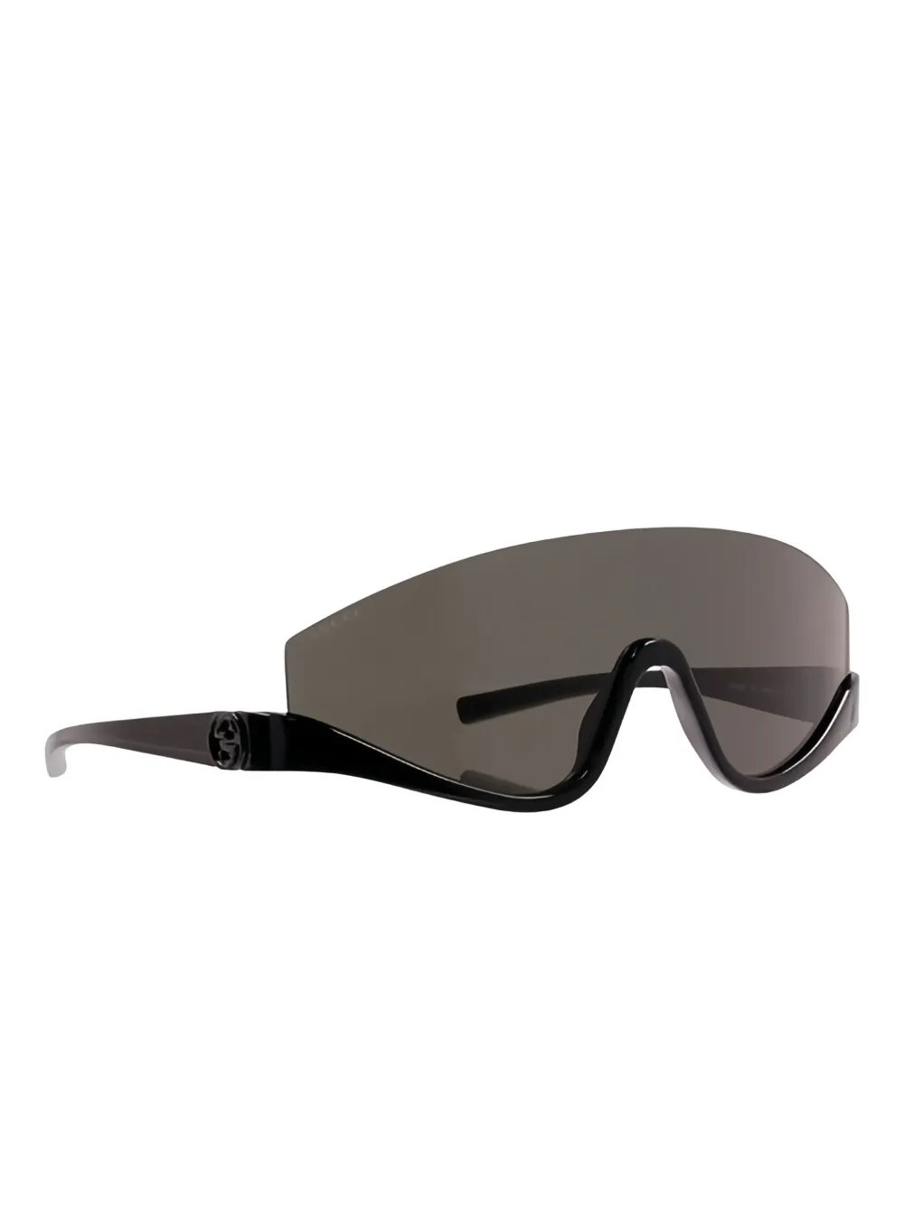 Gucci Eyewear shield-frame sunglasses - Zwart