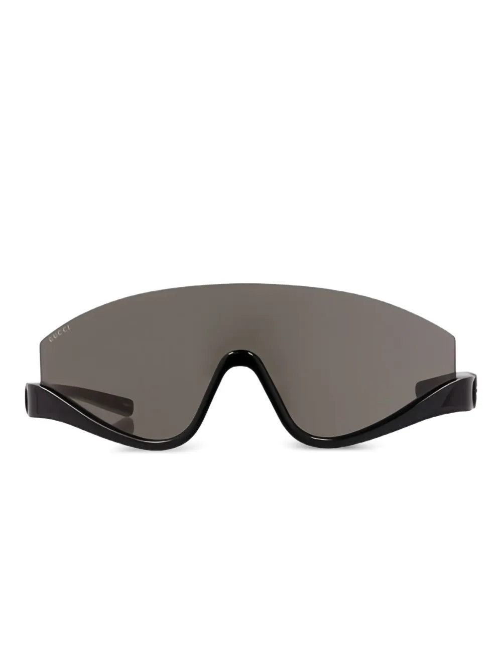 Gucci Eyewear Zonnebril met schild montuur Zwart